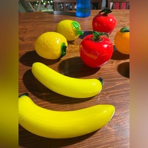 Vintage glass fruit murano style MCM